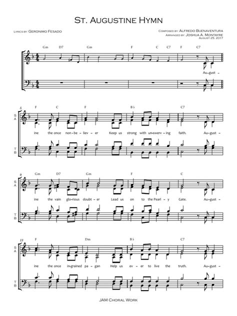 ched hymn lyrics pdf|St. Augustine Choir Booklet.